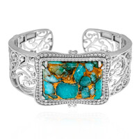 Bracelet en argent et Amazonite mosaïque (Dallas Prince Designs)