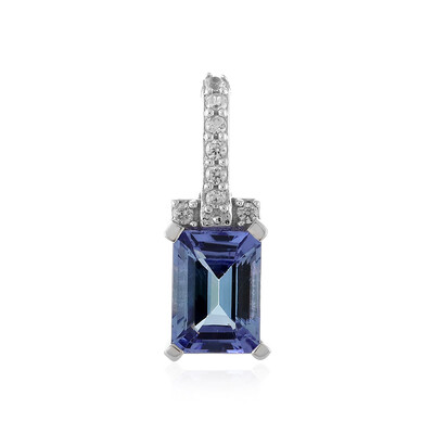 Pendentif en argent et Tanzanite non chauffée
