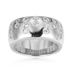 Bague en argent et Zircon(Adela Silber)