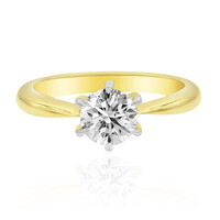 Bague en or et Diamant VVS1 (L)