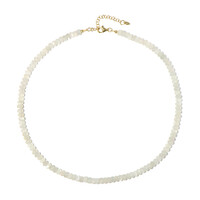 Collier en argent et Pierre de lune de Kangayam