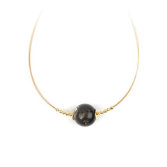 Collier en argent et Muscovite