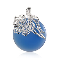 Pendentif en argent et Agate