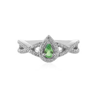 Bague en argent et Grenat Tsavorite