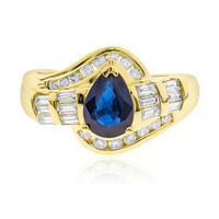 Bague en or et Saphir de Ceylan (CIRARI)