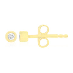 Boucles d'oreilles en argent et Diamant I1 (G)