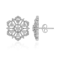 Boucles d'oreilles en argent et Zircon