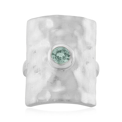 Bague en argent et Zircon de Ratanakiri (MONOSONO COLLECTION)