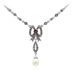 Collier en argent et Perle de culture d'eau douce