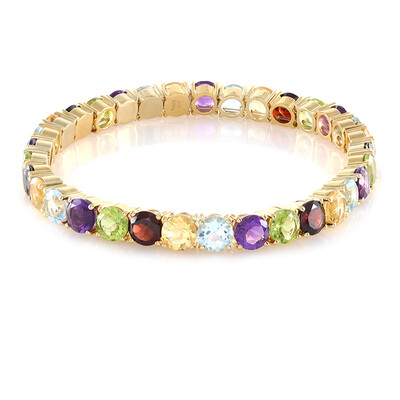 Bracelet en argent et Topaze bleu ciel (M de Luca)