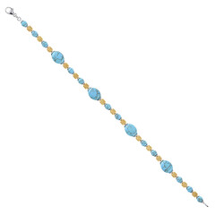 Bracelet en argent et Turquoise