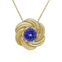 Collier en or et Tanzanite AAA (Ornaments by de Melo)