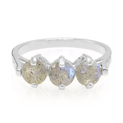 Bague en argent et Spectrolite