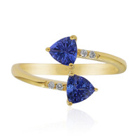 Bague en or et Tanzanite AAA