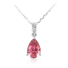 Collier en or et Tourmaline néon du Congo (CIRARI)