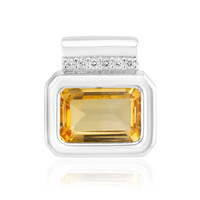 Pendentif en argent et Citrine