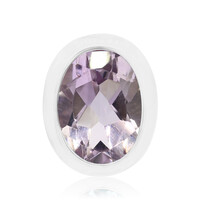 Pendentif en argent et Améthyste Rose de France