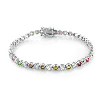 Bracelet en argent et Tourmaline