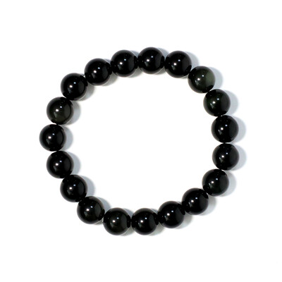 Bracelet et Obsidienne