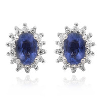 Boucles d'oreilles en argent et Fluorite à couleur changeante
