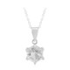 Collier en argent et Topaze blanche