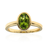 Bague en or et Péridot de l'Arizona (Amanda Adkins)