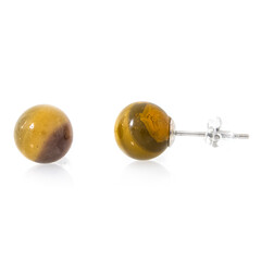 Boucles d'oreilles en argent et Mokaïte
