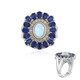 Bague en argent et Opale Welo (Dallas Prince Designs)