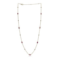 Collier en or et Rubis AAA du Mozambique (CIRARI)