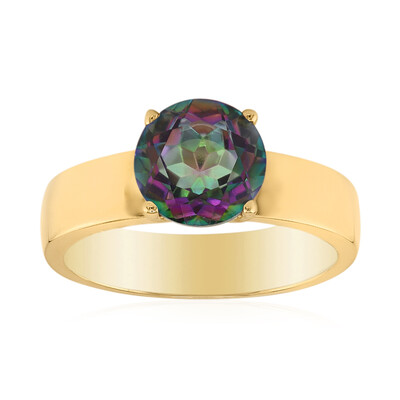 Bague en argent et Quartz mystique