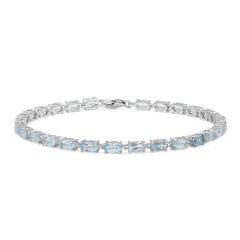 Bracelet en argent et Topaze bleu ciel