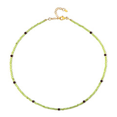 Collier en argent et Péridot