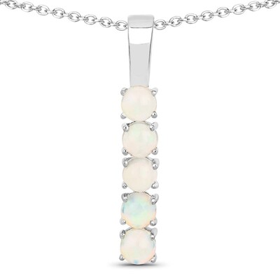Collier en argent et Opale Welo