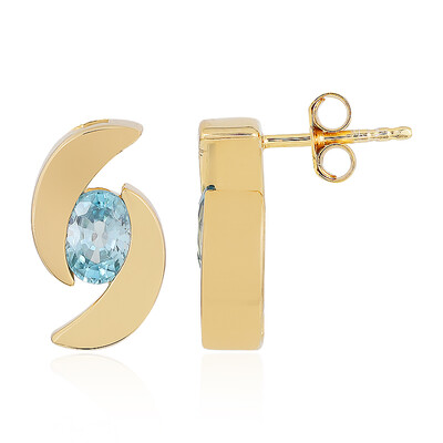 Boucles d'oreilles en argent et Zircon de Ratanakiri