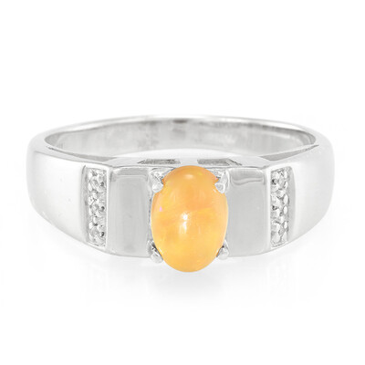 Bague pour homme en argent et Opale Javanaise