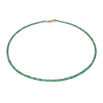 Collier en or et Emeraude de Zambie