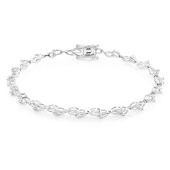Bracelet en argent et Zircon