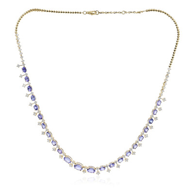 Collier en or et Tanzanite AAA (CIRARI)