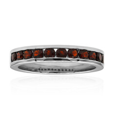 Bague en argent et Grenat