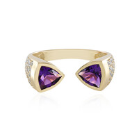Bague en or et Améthyste de Sibérie (de Melo)