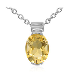 Collier en argent et Citrine