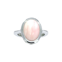 Bague en argent et Opale Angel Skin