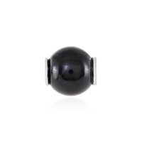 Pendentif en argent et Tourmaline noire
