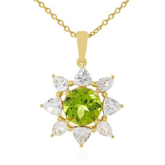 Collier en argent et Péridot