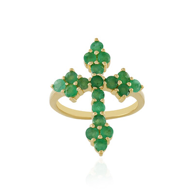 Bague en argent et Emeraude de Socoto