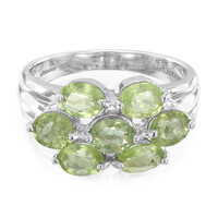 Bague en argent et Tourmaline Paraïba
