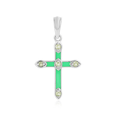 Pendentif en argent et Péridot