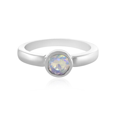 Bague en argent et Opale Welo