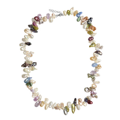 Collier en argent et Perle de culture d'eau douce