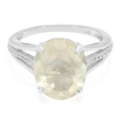 Bague en argent et Orthose